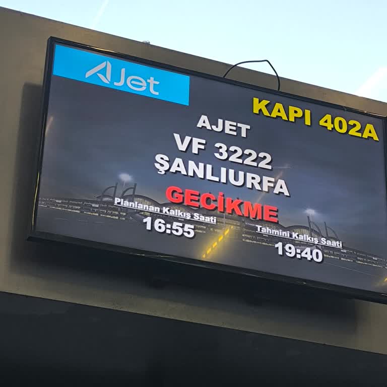 A Jet İle Yaşanan Sürekli Rötar Ve Kapı Karmaşası Mağduriyeti