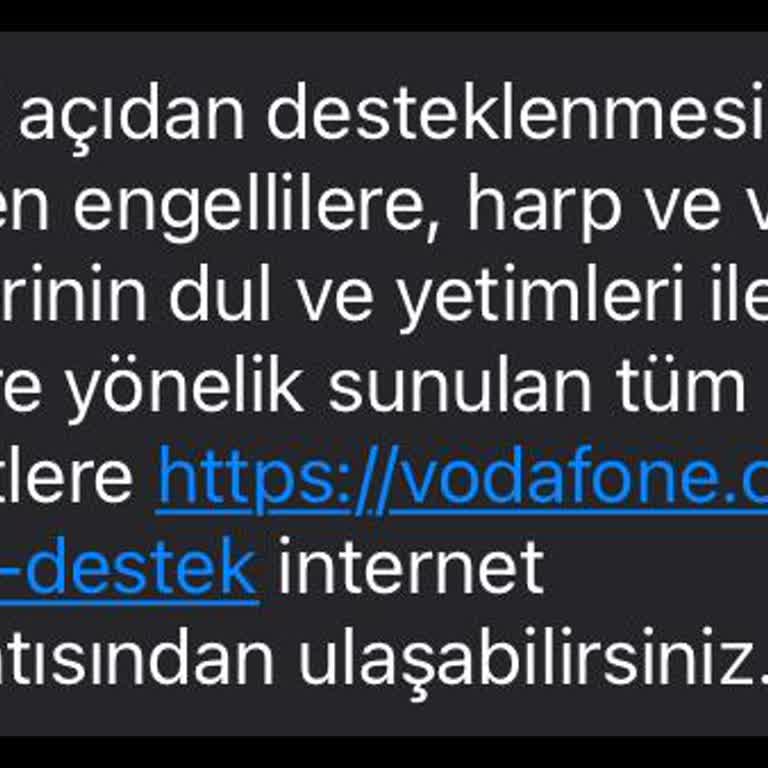 Vodafone'da Şehit Yakını İndirimi Başvurusu Sırasında Yaşanan Mağduriyet