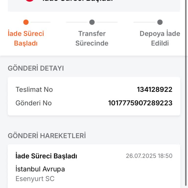 Onayım Olmadan Kargom İçin İade Süreci Başlatıldı, Mağdur Oldum