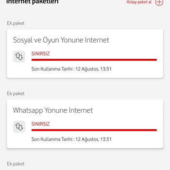 Sınırsız Denilen Pakette İnternet Ve Sosyal Medya Hakkım Eksik Tanımlandı