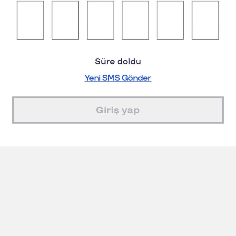 SMS Doğrulama Kodu Gelmiyor, Sorun Çözülmüyor