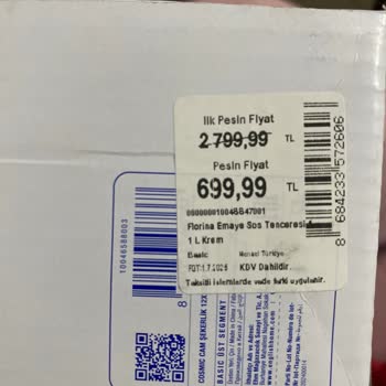 Yanlış Etiket Yüzünden Fazla Ödeme Yaptım