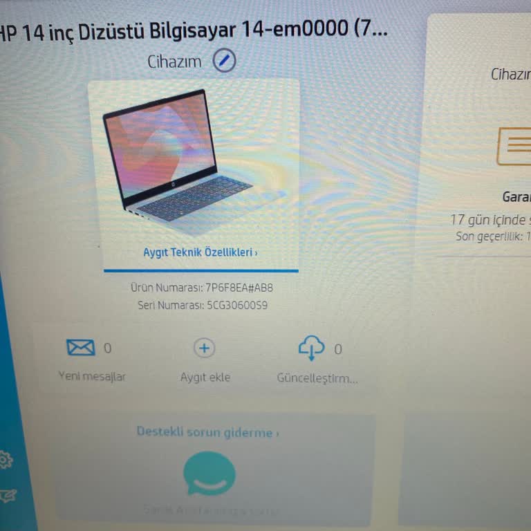 Garantiye Gönderme Talebime Destek Olunmuyor