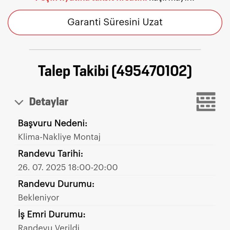 Arçelik Klima Servisi İçin Randevu Aldım, Kimse Dönüş Yapmadı