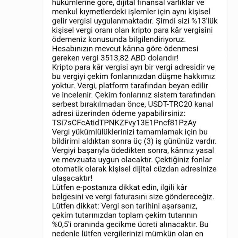 Kazancım Üzerinden Aniden Yüksek Vergi Talep Edildi
