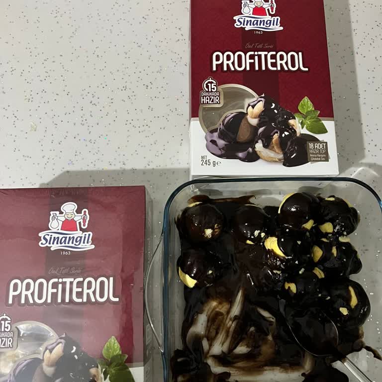 Sinangil Profiterolde Ağır Koku Ve Acı Tat Sorunu Yaşadık