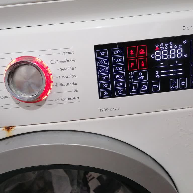 Bosch Çamaşır Makinem Tekrar Arızalandı Işıklar Yanıyor Seçim Yapılamıyor