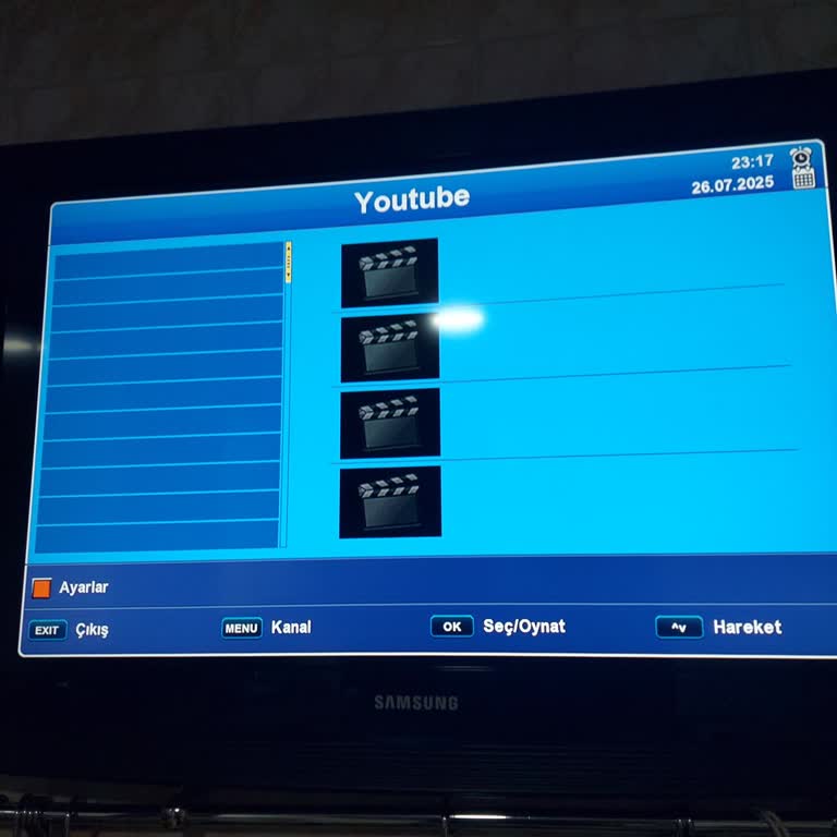 Uydu Alıcısında YouTube Erişim Sorunu İçin Acil Destek Talebi