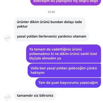 Satın Aldığım Elbise Beklentilerimi Karşılamadı, İade Sürecinde Sorun Yaşadım