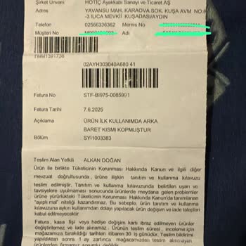 Bir Kez Giyilen Ayakkabının Tamiri Yapılmadı, Müşteri Mağdur Edildi