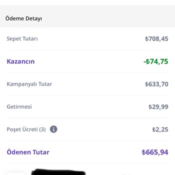 Getir Kampanyasıyla İlgili Haksız Çekim Ve İlgisiz Destek