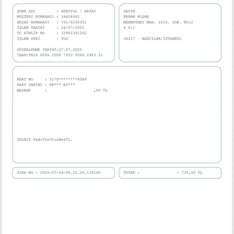 Sipariş Verilemedi, Para İadesi Yapılmadı
