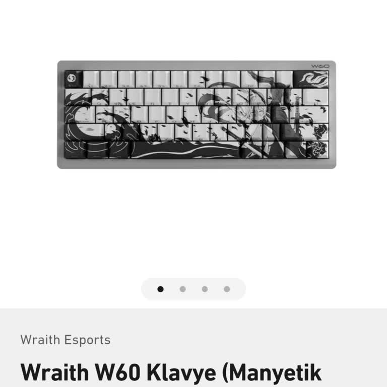 Wraith W60 Kitsune Edition Klavye Modelinin Yeniden Satışa Sunulmasını Talep Ediyorum