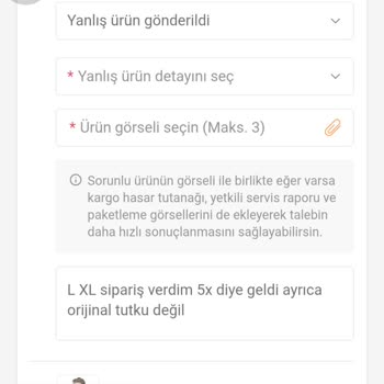 Trendyol Yanlış Beden Gönderildi İade Talebim Sonuçsuz Kaldı!