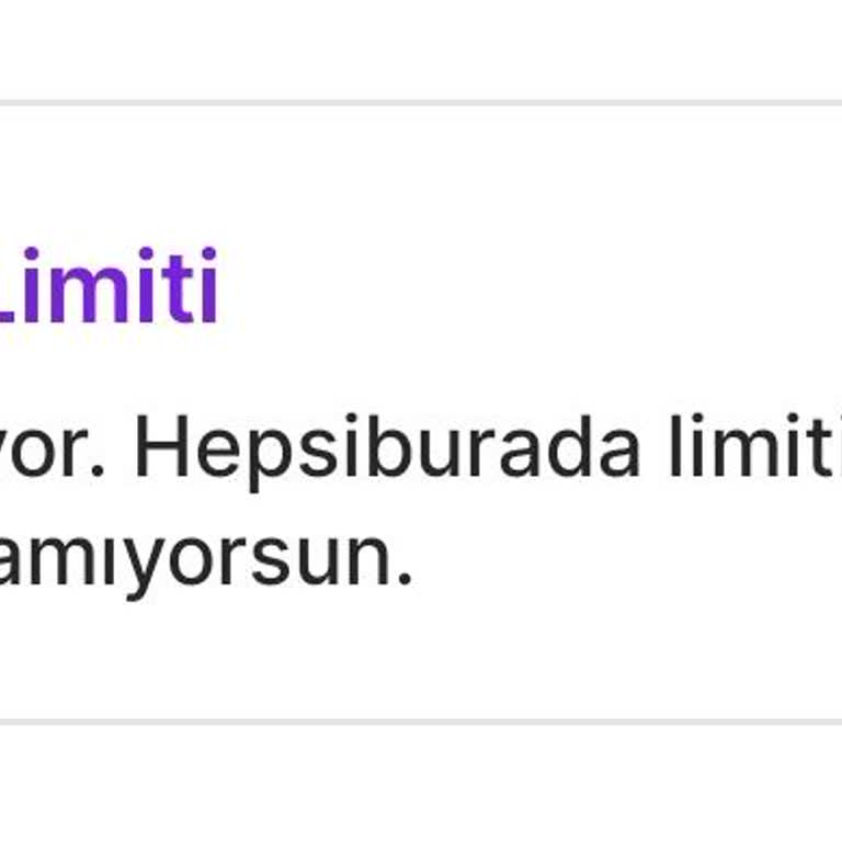 Kısa Süreli Gecikme Sonrası Hepsiburada Limiti Kapandı