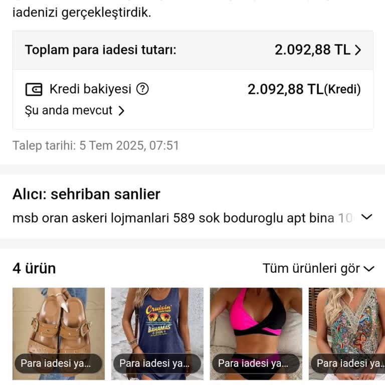 Temu'dan Kartımdan İzinsiz Para Kesimi Ve İade Sorunu