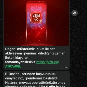 Vodafone E Sim Teslimatı Yapılmıyor Müşteri Hizmetleri Sürekli Oyalıyor