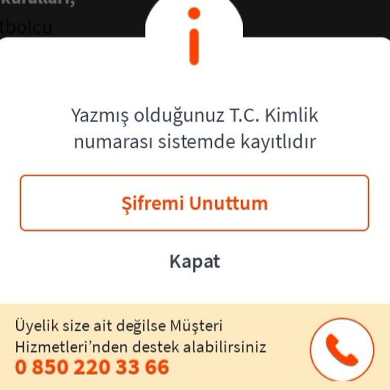 Kendi Bilgilerimle Üye Olamıyorum, Hatalı Kayıt Ve Güvenlik Endişesi