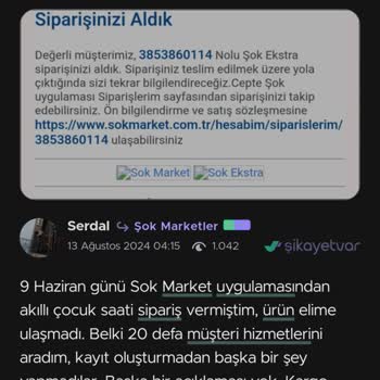 Siparişim Bir Yıldır Teslim Edilmedi, Müşteri Hizmeti Yetersiz