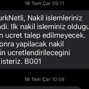 TurkNet Nakil Talebinde İlgisizlik Ve Müşteri Hizmetlerinde Erişilemezlik Sorunu