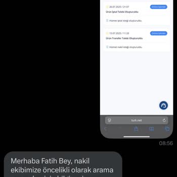 TurkNet Nakil Talebinde İlgisizlik Ve Müşteri Hizmetlerinde Erişilemezlik Sorunu