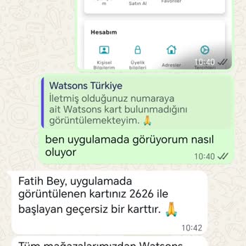 Watsons Uygulamasında Sahte Clup Numarası İle Müşteri Yanıltılıyor