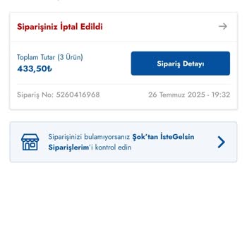 Siparişim Teslim Edilmedi İptal Edildi Mağduriyetim Giderilmedi