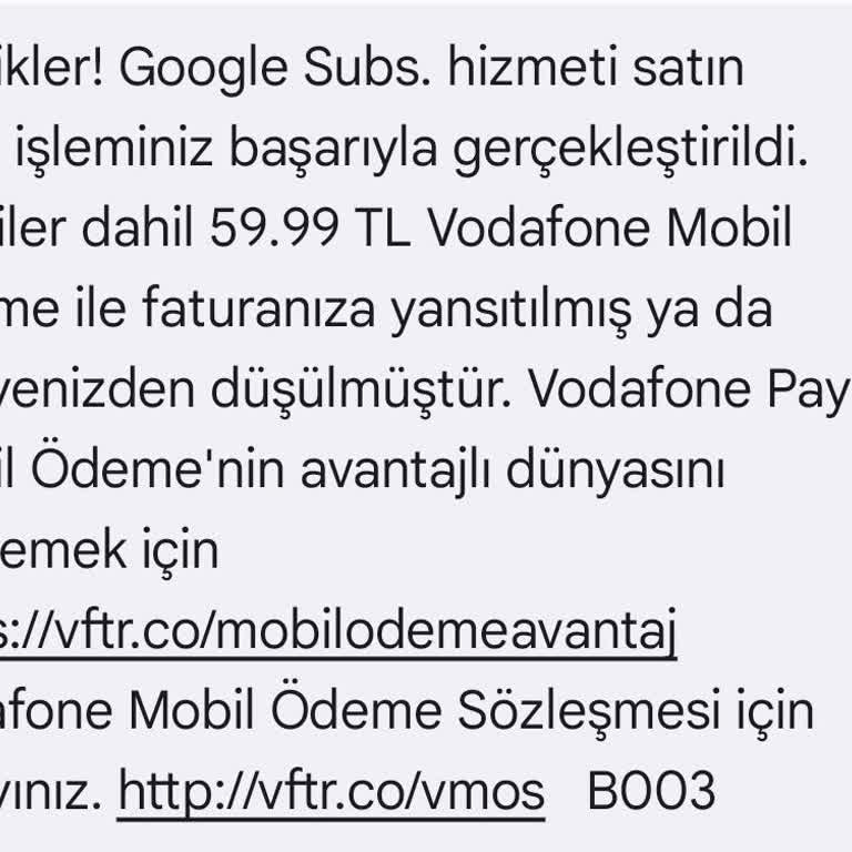 Haberim Olmadan Başlatılan Google Aboneliği Ve Hesabımdan Çekilen Ücretler