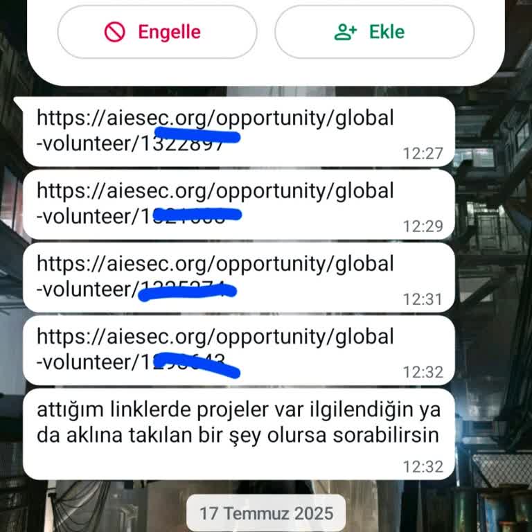 Aisec Gönüllülerinin Saygısız Üslubu Katılımımı Engelledi