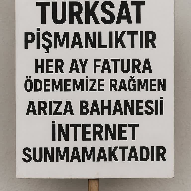 İnternet Kesintisi Nedeniyle Maddi Ve Manevi Mağduriyet Yaşadık