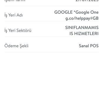 Google One Aboneliğim Olmadığı Halde Hesabımdan Para Kesildi