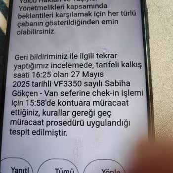 Aldığım Uçak Bileti Sistemlerinde Bulunmadı, Para İadem Yapılmıyor