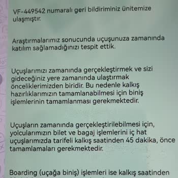 Aldığım Uçak Bileti Sistemlerinde Bulunmadı, Para İadem Yapılmıyor
