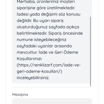 Standart Boyutlu Zarfta Değişim Talebim Haksız Yere Reddedildi