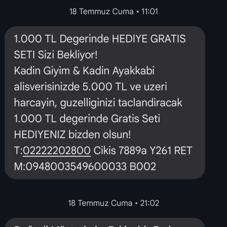 Kampanya Hediyesi Verilmedi, Mağduriyet Yaşadım