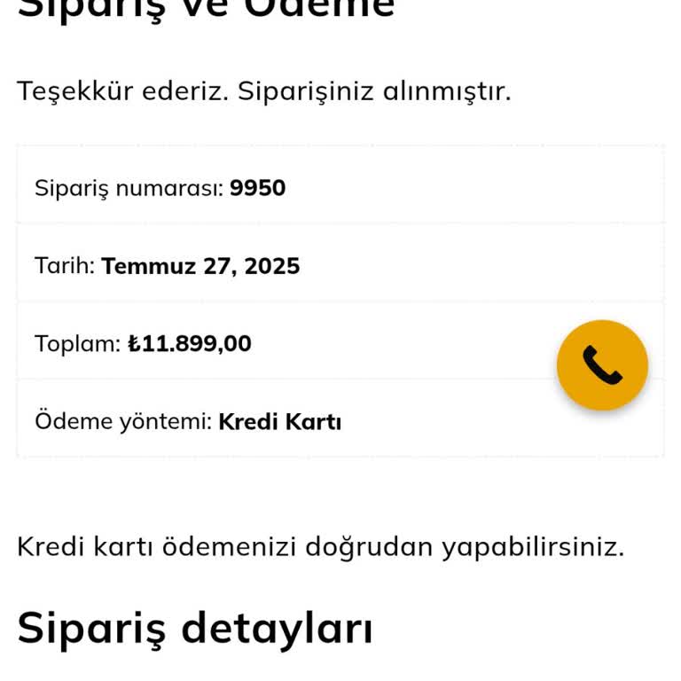 Sipariş Onayı Ve Müşteri Hizmetlerinde Büyük Sorun!