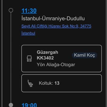 Kamil Koç Otobüste İkramda Marka Zorunluluğu Yaşadım