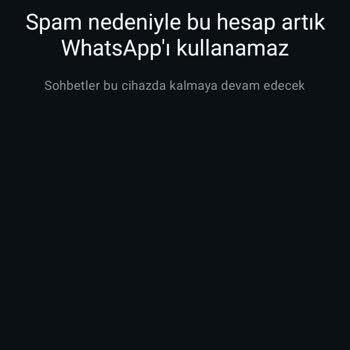 Haksız Yere WhatsApp Hesabım Engellendi