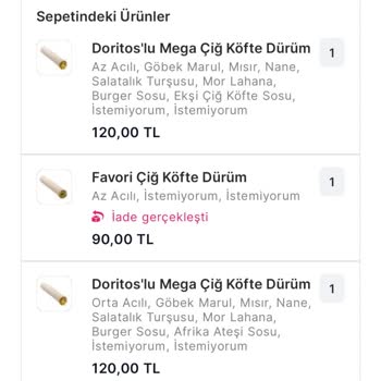 Eksik Ve Hatalı Sipariş, Yetersiz Telafi