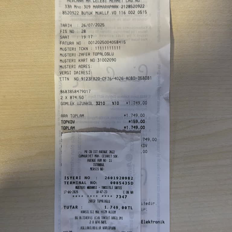 Aldığım Gömleklerde Kalite Sorunu Ve Olumsuz İnceleme Sonucu