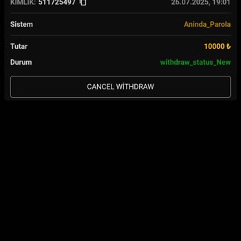 Canlı Destek Kapanınca Ödeme Alamıyorum