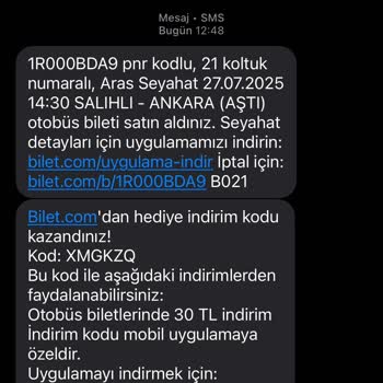 Bilet.com Üzerinden Satın Alınan Koltuğun Başkasına Satılması Nedeniyle Mağduriyet