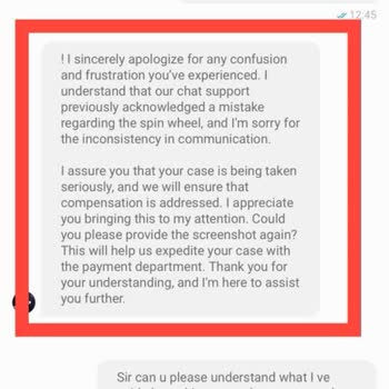 1win Refused to Credit My 1 BTC Win From Free Spin Wheel