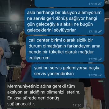 Randevuya Gelmeyen Servis Ve İletişimsizlik Nedeniyle Mağduriyet
