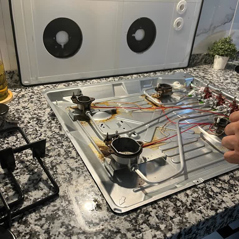 Bosch Ocak Plaka Yemek Taştığında Arasına Giriyor!