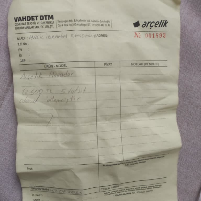 Arçelik Hava Serinletici İade Talebimiz Reddedildi