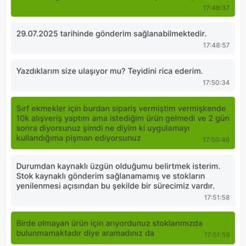 Eksik Ve Hatalı Ürün Teslimatı, Yetersiz Bilgilendirme