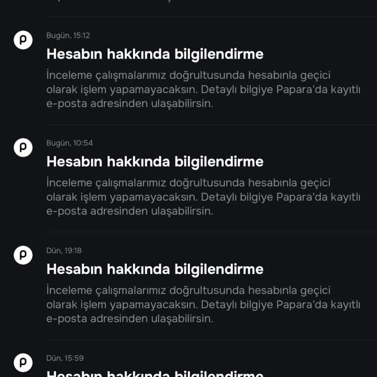 Papara Hesabım 2 Aydır Blokede, Kendi Paramı Kullanamıyorum