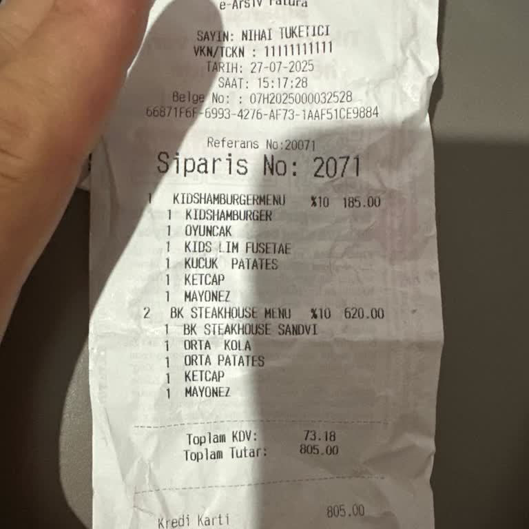 Burger King'de Bozuk İçecek Ve Yetersiz Çözüm