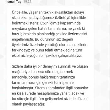 Kazanç Sonrası Hesap Bakiyeme El Konuldu